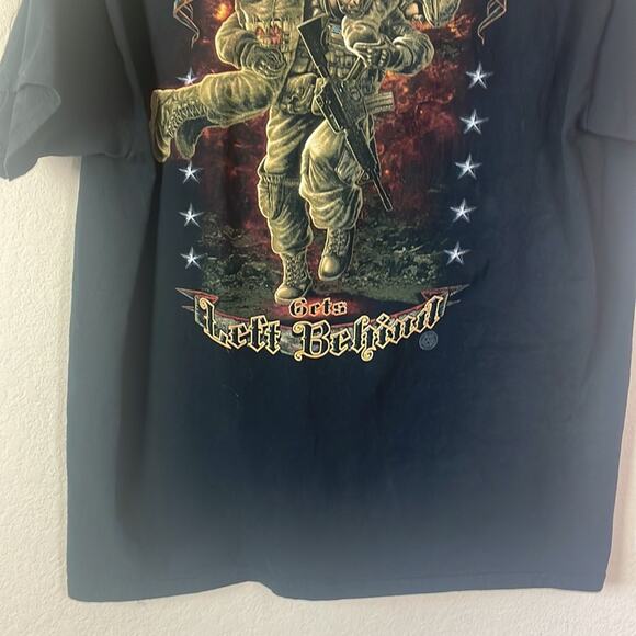 Bundle of military T-shirts-No One left behind & Never Forget 9-11-01 men’s L - Picture 14 of 16